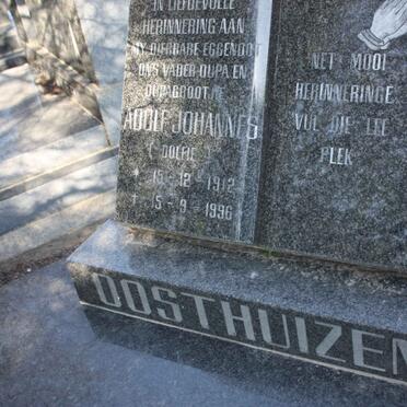 OOSTHUIZEN Adolf Johannes 1912-1996