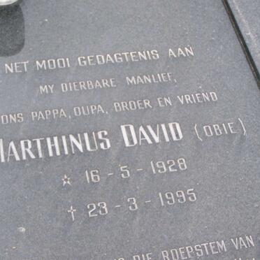 OBERHOLZER Marthinus David 1928-1995 &amp; Maria Anna 1935-
