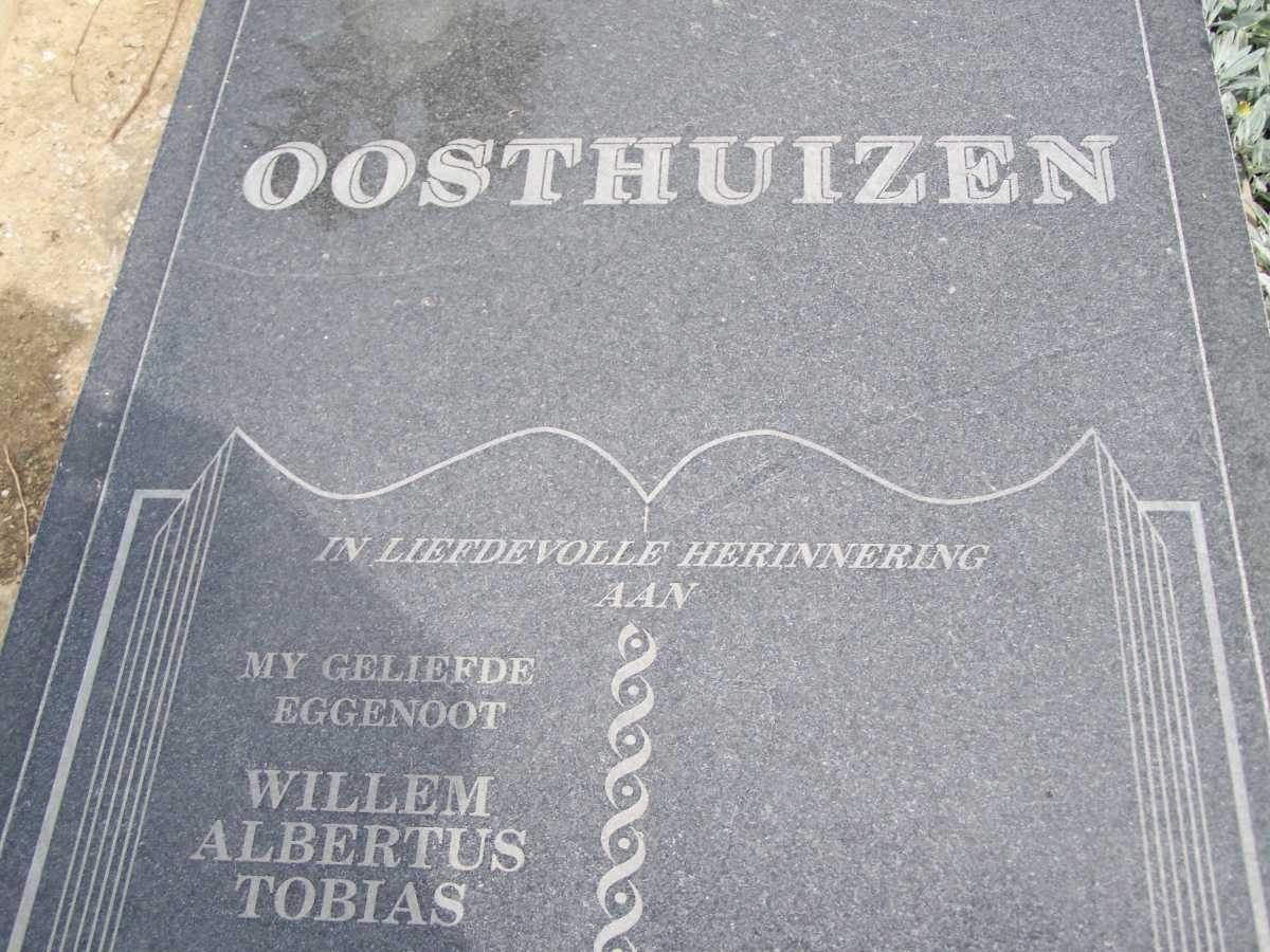 OOSTHUIZEN Willem Albertus Tobias 1924-1999