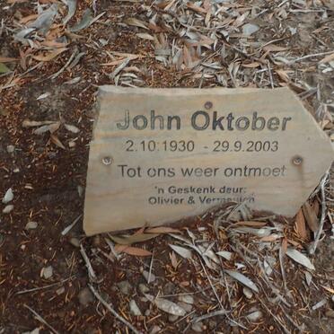OKTOBER John 1930-2003