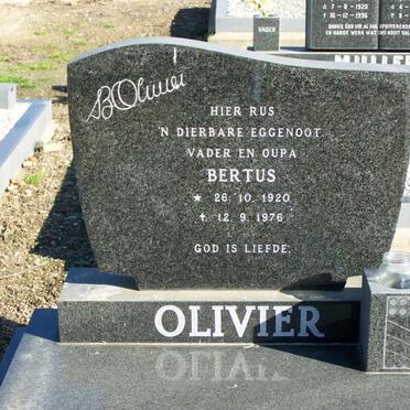 OLIVIER Bertus 1920-1976