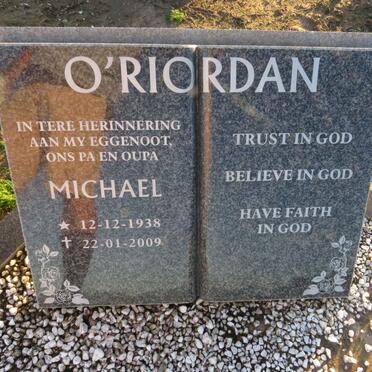 O'RIORDAN Michael 1938-2009