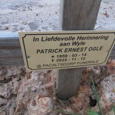 OGLE Patrick Ernest 1959-2022