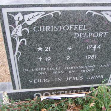 OOSTHUYSE Christoffel Delport 1944-1981