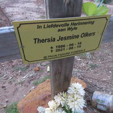 OLKERS Thersia Jesmine 1986-2021