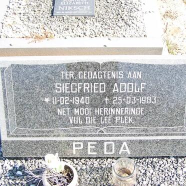 PEDA Siegfried Adolf 1940-1983