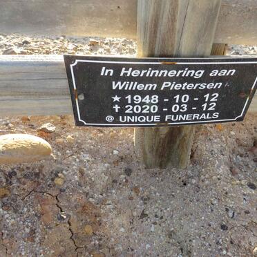 PIETERSEN Willem 1948-2020