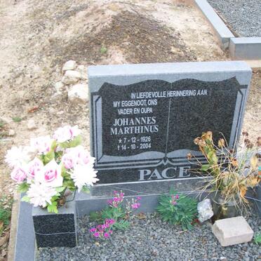 PACE Johannes Marthinus 1926-2004