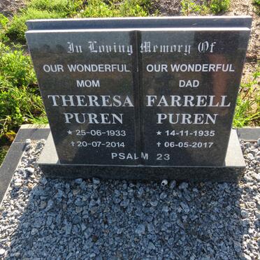 PUREN Farrell 1935-2017 & Theresa 1933-2014