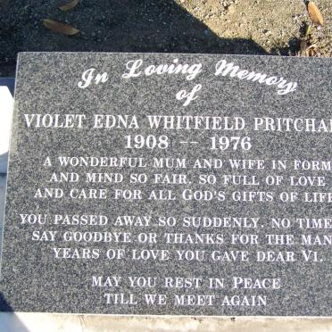 PRITCHARD Violet Edna Whitfield 1908-1976