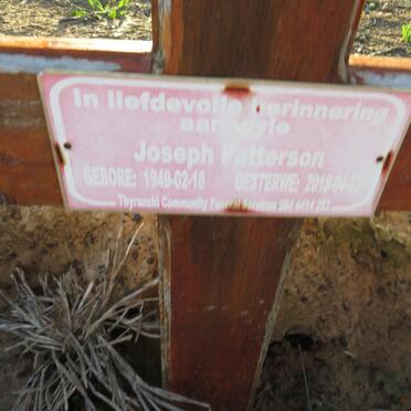 PATTERSON Joseph 1949-2018