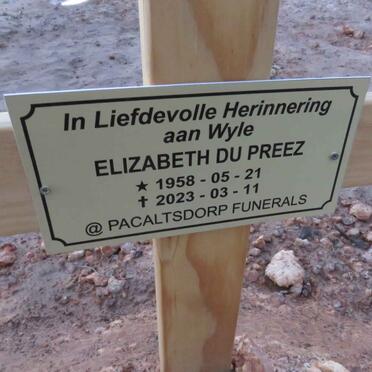 PREEZ Elizabeth, du 1958-2023