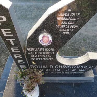 PETERSEN Ronald Christopher 1970-2008