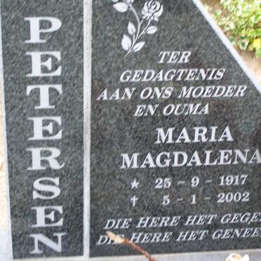 PETERSEN Maria Magdalena 1917-2002