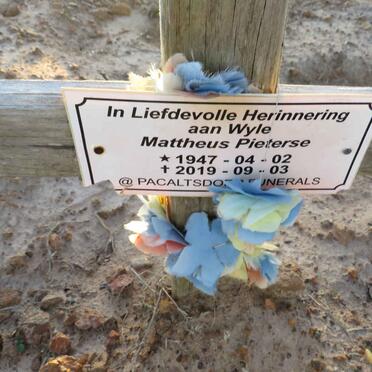 PIETERSE Mattheus 1947-2019