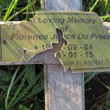 PREEZ Florence Joyce, du 