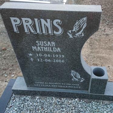 PRINS Susan Mathilda 1939-2006