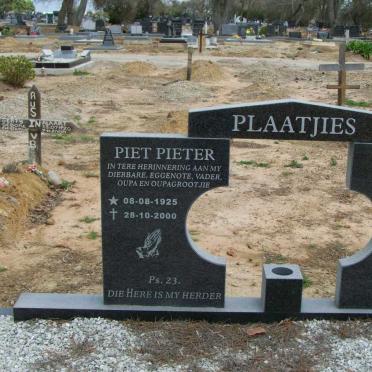 PLAATJIES Piet Pieter 1925-2000