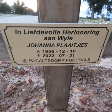 PLAAITJIES Johanna 1956-2022