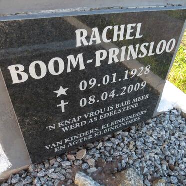 PRINSLOO Rachel, BOOM- 1928-2009