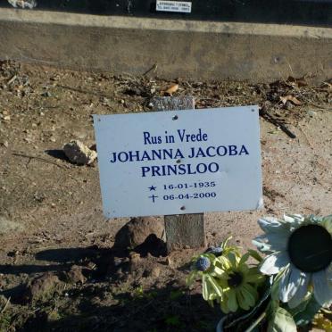 PRINSLOO Johanna Jacoba 1935-2000