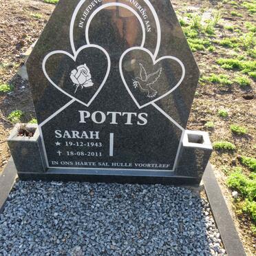 POTTS Sarah 1943-2011