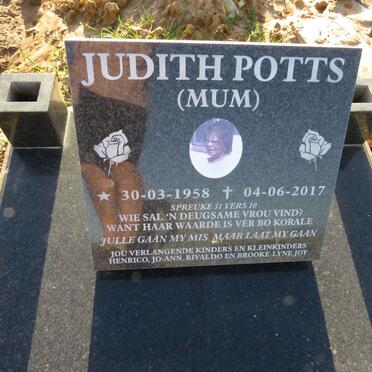 POTTS Judith 1958-2017