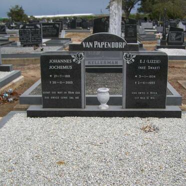 PAPENDORP Johannes, van 1918-2003 &amp; E.J. SWART 1934-1985