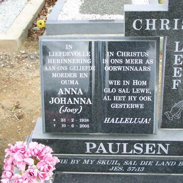 PAULSEN Anna Johanna 1938-2005
