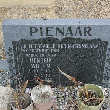 PIENAAR Hendrik Willem 1915-1994