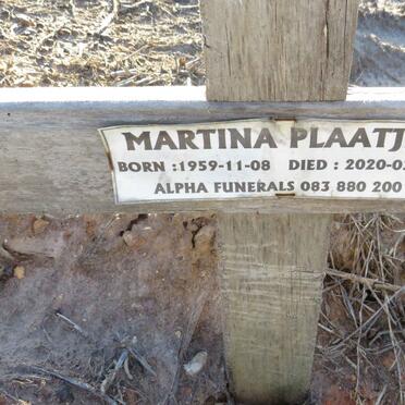 PLAATJIES Martina 1959-2020