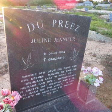 PREEZ Juline Jennifer, du 1962-2010