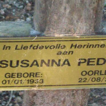 PEDRO Susanna 1933-2006