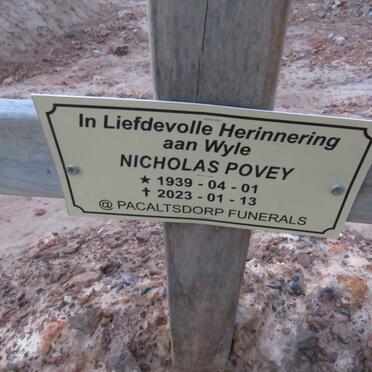 POVEY Nicholas 1939-2023