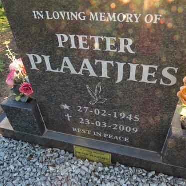 PLAATJIES Pieter 1945-2009