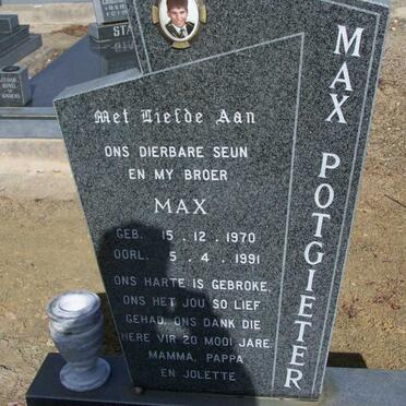 POTGIETER Max 1970-1991