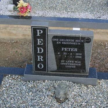 PEDRO Peter 1956-1998