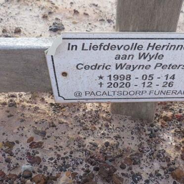 PETERSEN Cedric Wayne 1998-2020