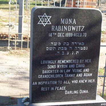 RABINOWITZ Mona -1999