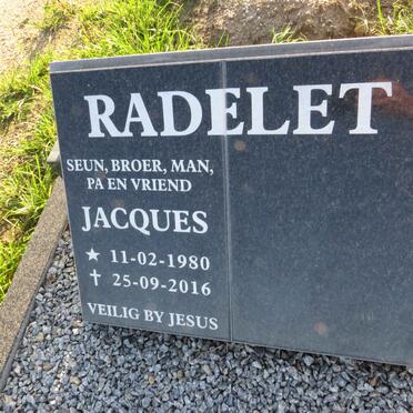 RADELET Jacques 1980-2016