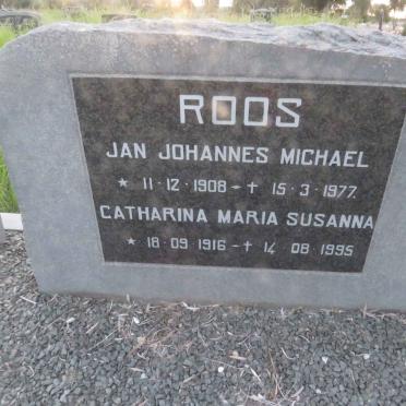 ROOS Jan Johannes Michael 1908-1977 & Catharina Maria Susanna 1916-1995
