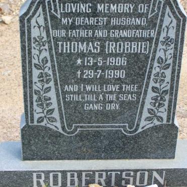 ROBERTSON Thomas 1906-1990