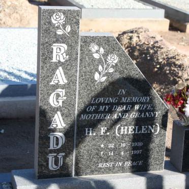 RAGADU Helen F. 1930-1997