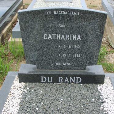 RAND Catharina, du 1913-1995
