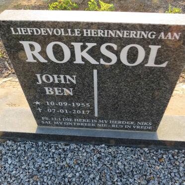 ROKSOL John Ben 1955-2017