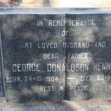 RENNIE George Donaldson 1904-1971