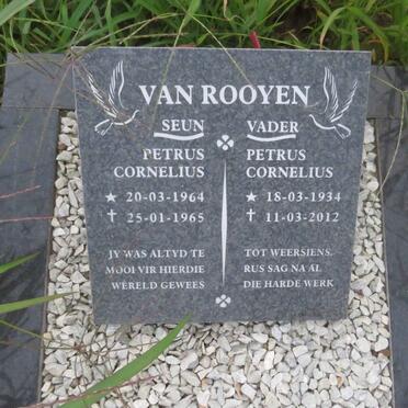 ROOYEN Petrus Cornelius, van 1934-2012 :: VAN ROOYEN Petrus Cornelius 1964-1965