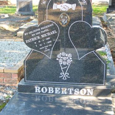 ROBERTSON Patrick Michael 1961-1999