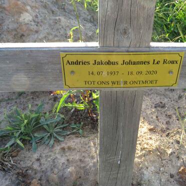 ROUX Andries Jakobus Johannes, le 1937-2020