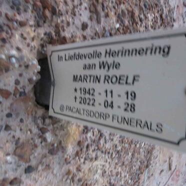 ROELF Martin 1942-2022